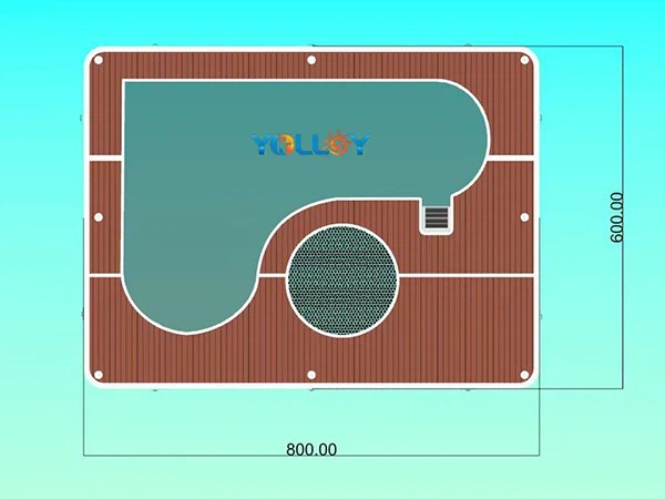 Swimming Inflatable Pool Dock Platform
