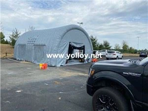 Carpa inflable de cabina de polvorització