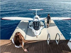 Moll inflable d'embarcacions aquàtiques de qualsevol forma